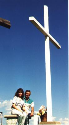 Charles & Tish at a prayer walk.